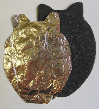Wolf with Silver foil